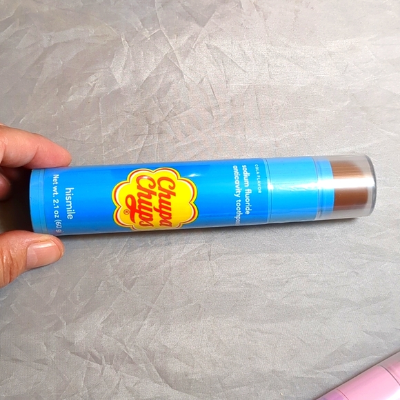 Lot of 4 HISMILE 2.1oz Toothpaste Cotton Candy Blue Raspberry Chocolate Cola NEW - Picture 3 of 6